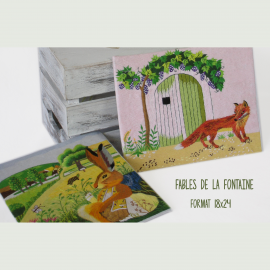 Broderie Les Fables  